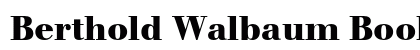 Berthold Walbaum Book Bold Preview