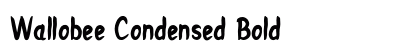 Wallobee Condensed Bold Preview