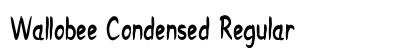 Wallobee Condensed Regular Preview