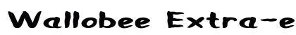 Wallobee Extra-expanded Bold Preview
