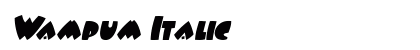 Wampum Italic preview