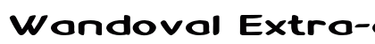 Wandoval Extra-expanded Bold Preview