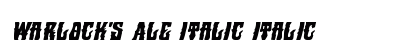 Warlock's Ale Italic Italic preview