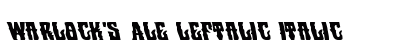 Warlock's Ale Leftalic Italic preview