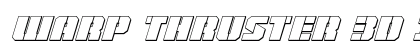 Warp Thruster 3D Italic Italic preview