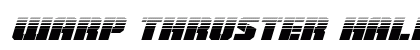 Warp Thruster Half-Tone Italic Italic preview