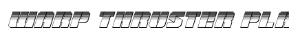 Warp Thruster Platinum Italic Italic preview
