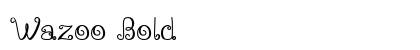Wazoo Bold Preview
