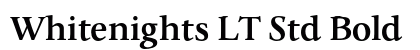 Whitenights LT Std Bold Preview