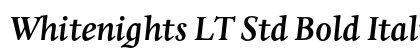 Whitenights LT Std Bold Italic Preview