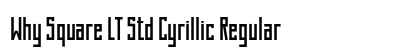 Why Square LT Std Cyrillic Regular Preview