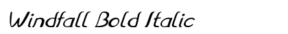 Windfall Bold Italic Preview