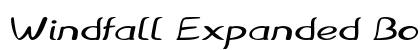 Windfall Expanded Bold preview