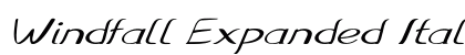 Windfall Expanded Italic Preview