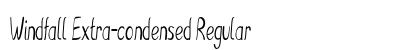 Windfall Extra-condensed Regular Preview