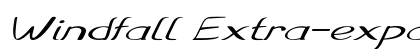 Windfall Extra-expanded Italic preview