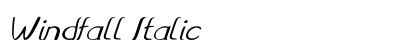 Windfall Italic Preview