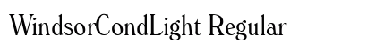 WindsorCondLight Regular preview