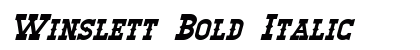 Winslett Bold Italic Preview