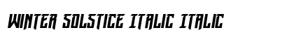 Winter Solstice Italic Italic preview