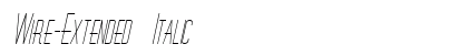 Wire-Extended Italic preview