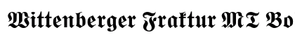 Wittenberger Fraktur MT Bold Dfr Preview