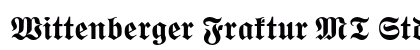 Wittenberger Fraktur MT Std Bold preview