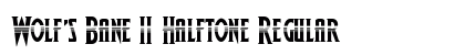 Wolf's Bane II Halftone Regular preview