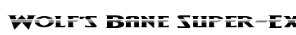 Wolf's Bane Super-Expand Halftone Regular preview