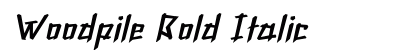Woodpile Bold Italic preview