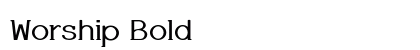 Worship Bold preview