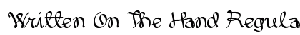 Written On The Hand Regular preview