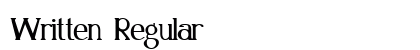 Written Regular preview