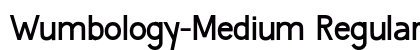 Wumbology-Medium Regular preview