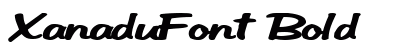 XanaduFont Bold preview