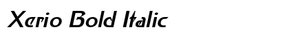 Xerio Bold Italic preview
