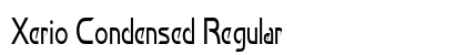 Xerio Condensed Regular Preview