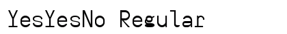 YesYesNo Regular preview
