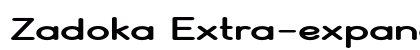 Zadoka Extra-expanded Bold Preview
