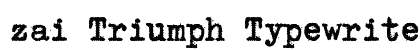 zai Triumph Typewriter bold Bold preview