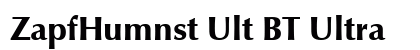 ZapfHumnst Ult BT Ultra Preview
