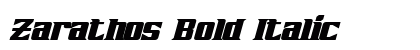 Zarathos Bold Italic preview
