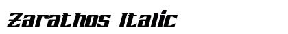 Zarathos Italic Preview