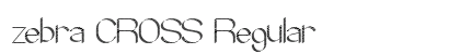 zebra CROSS Regular preview