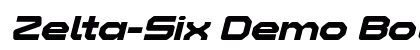 Zelta-Six Demo Bold Italic preview