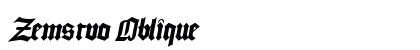 Zemstvo Oblique Preview