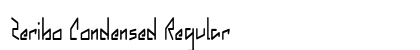 Zeribo Condensed Regular Preview
