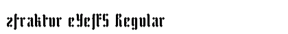 zfraktur eYe/FS Regular preview
