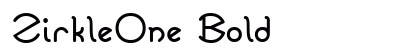 ZirkleOne Bold Preview