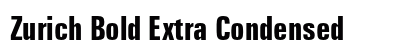 Zurich Bold Extra Condensed Preview